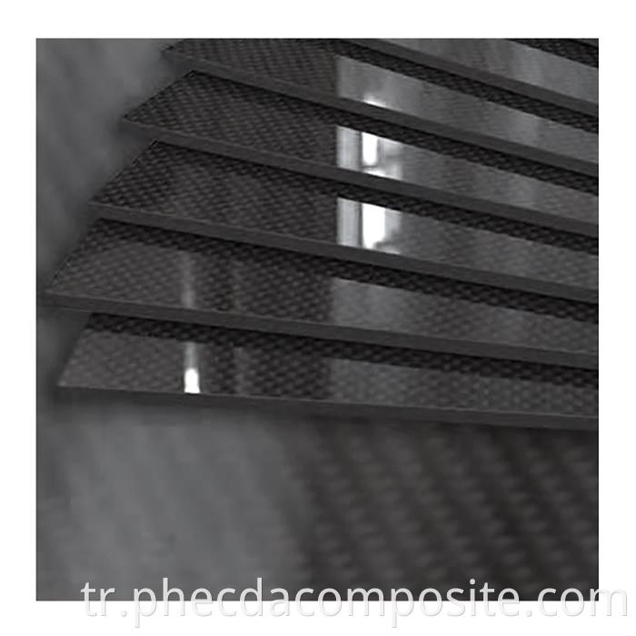 high quality glossy carbon fiber laminate sheet plate